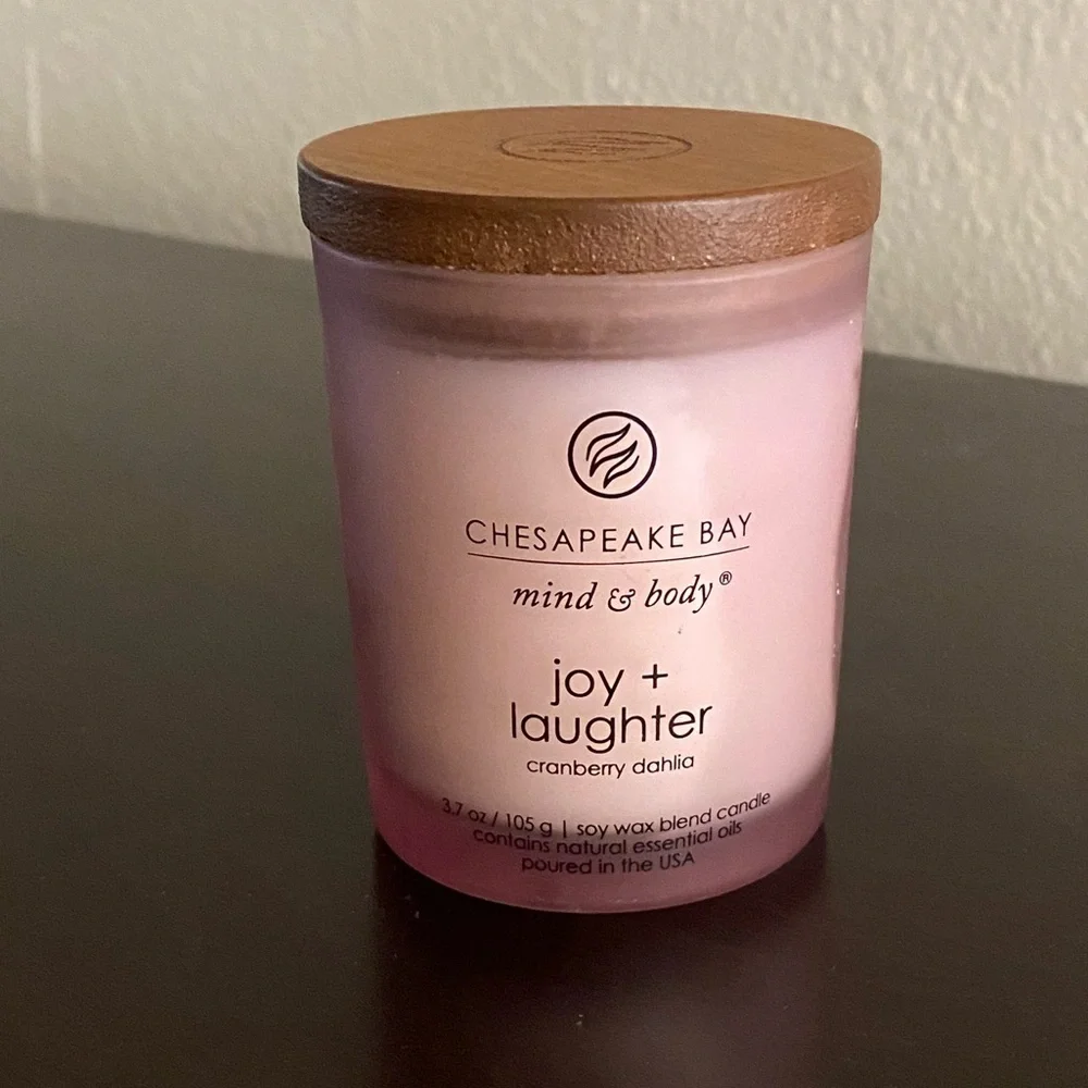 Chesapeake Bay Candle Joy + Laughter | Cranberry Dahlia Scented Candle | New